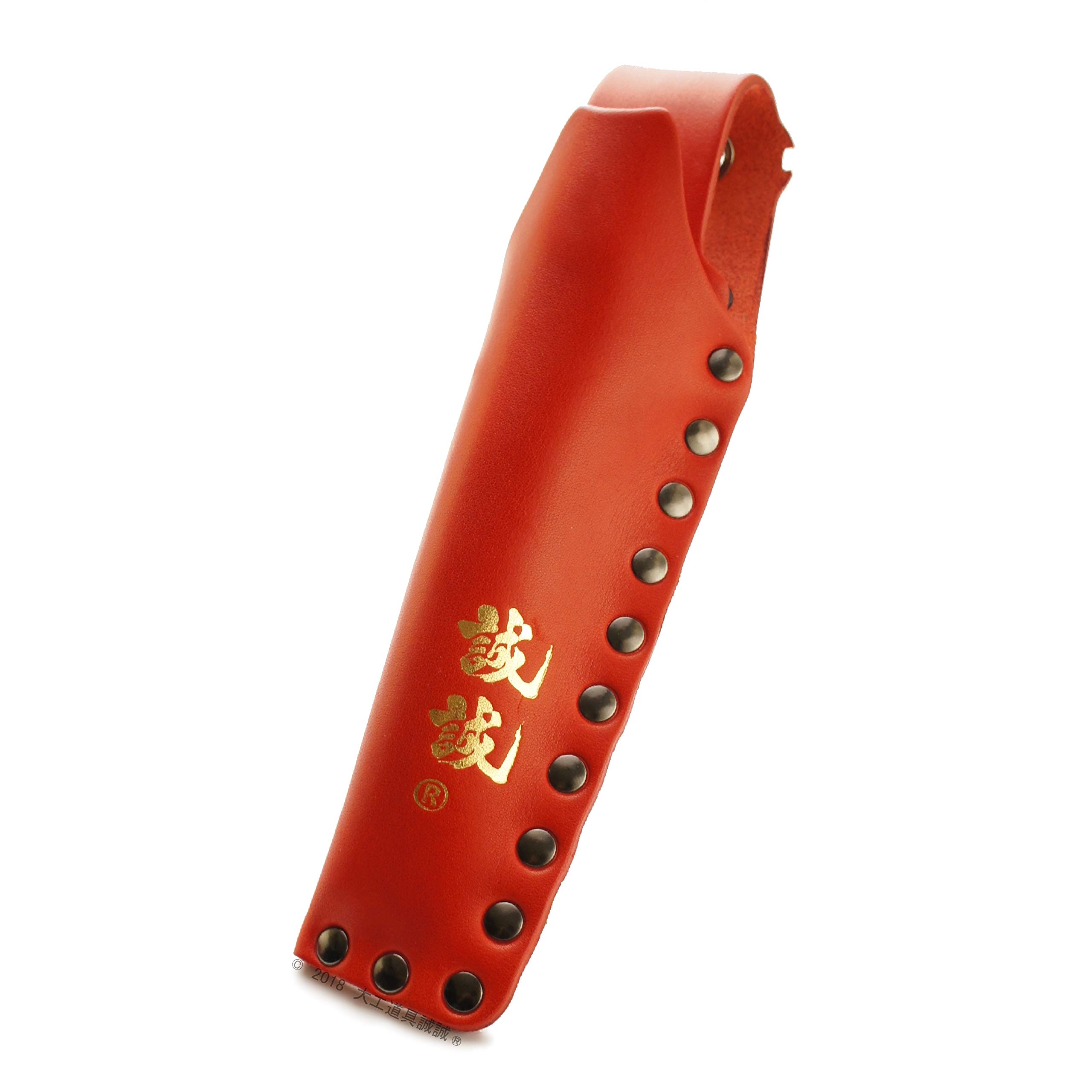 

Seisei Premium Slim Chisel Thick Natural Special Vermilion Red Pro Clamp-Style Case, 1-Inch (3.5-inch) Leather, Color (Standard Type Red), IR-022