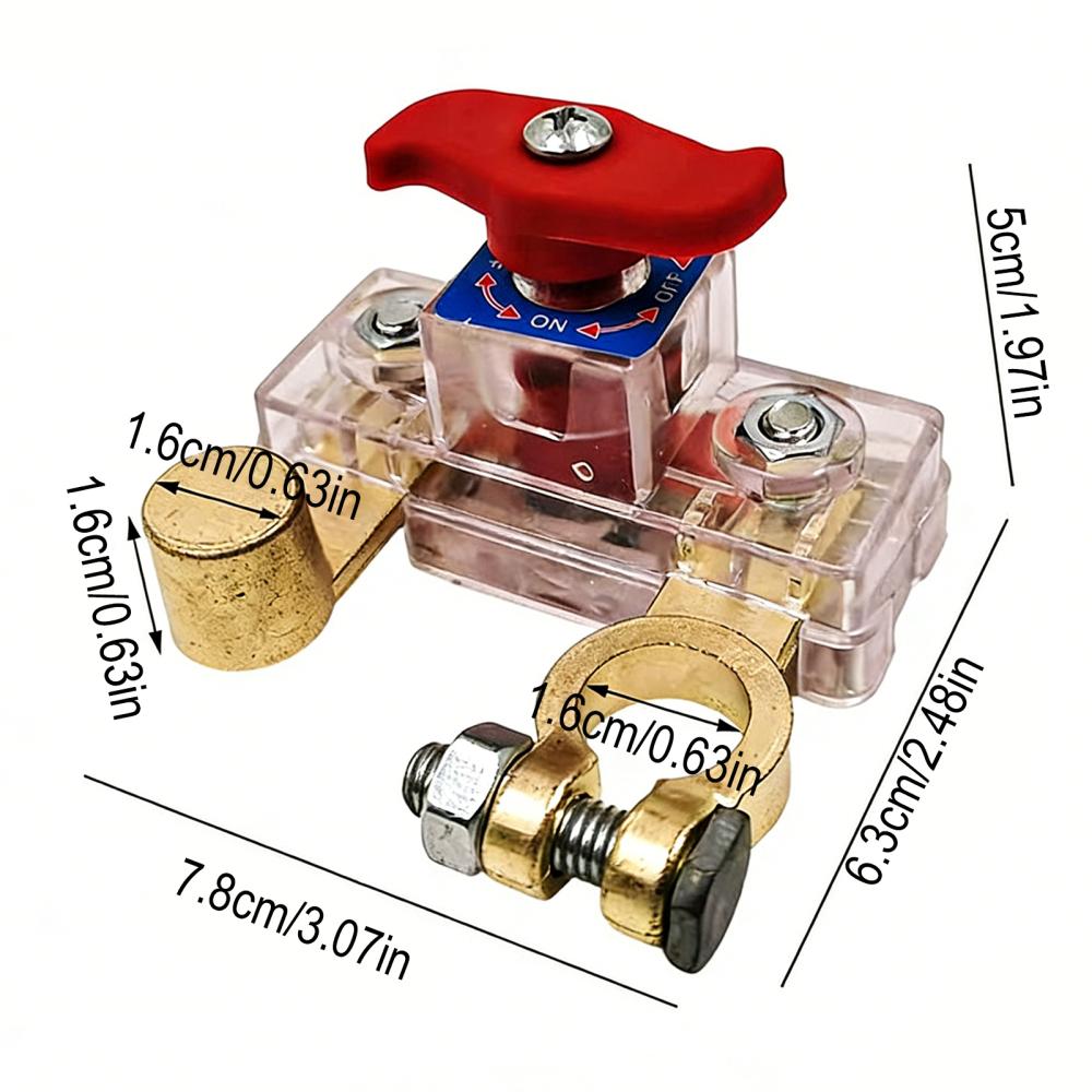 

x250A Car battery power-off switches Battery Disconnect Button Battery Disconnect Control manual power-off switches device