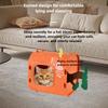 Stump Cat Nest Comfortable Nest Lower Resistance Scratch Out Crumbs Semi-closed Security Pet Waterloo Sleeping Nest Folding
