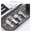 Outdoor Stainless Steel Portable Folding Tableware Set for Picnic and Camping