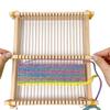 Kids Weaving Kit Wooden Weaving Crafting Set For Adults Reusable Yarn Knitting Tools Lightweight Hand-Knit Machine For Beginners
