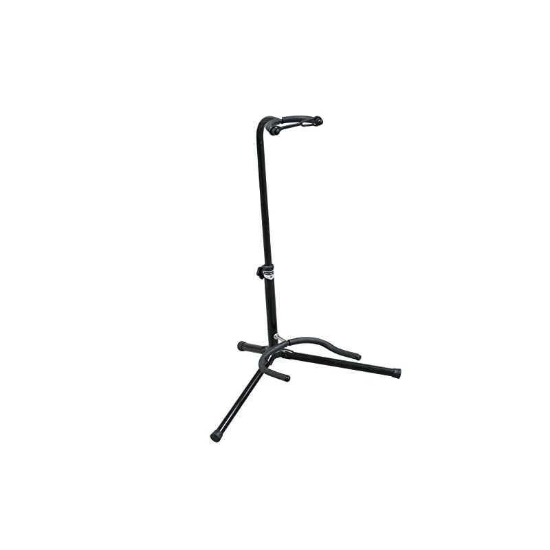 Kikutani Music Guitar Stand, Anti-Tip, Lightweight, Foldable, Suitable for Electric and Acoustic Guitars, GS-102B
