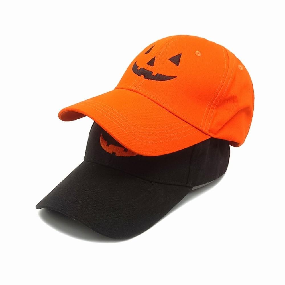 Breathable Halloween Baseball Cap UV Protection Sunshade Cap Funny Pumpkin Embroidery Hat  Outdoor