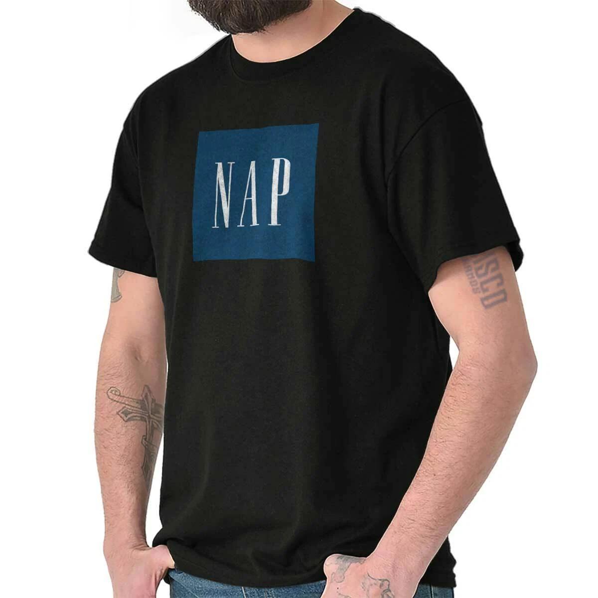 Funny Sarcastic Sleep Lazy Chill Nap Humor Womens or Mens Crewneck T Shirt Tee XXXL