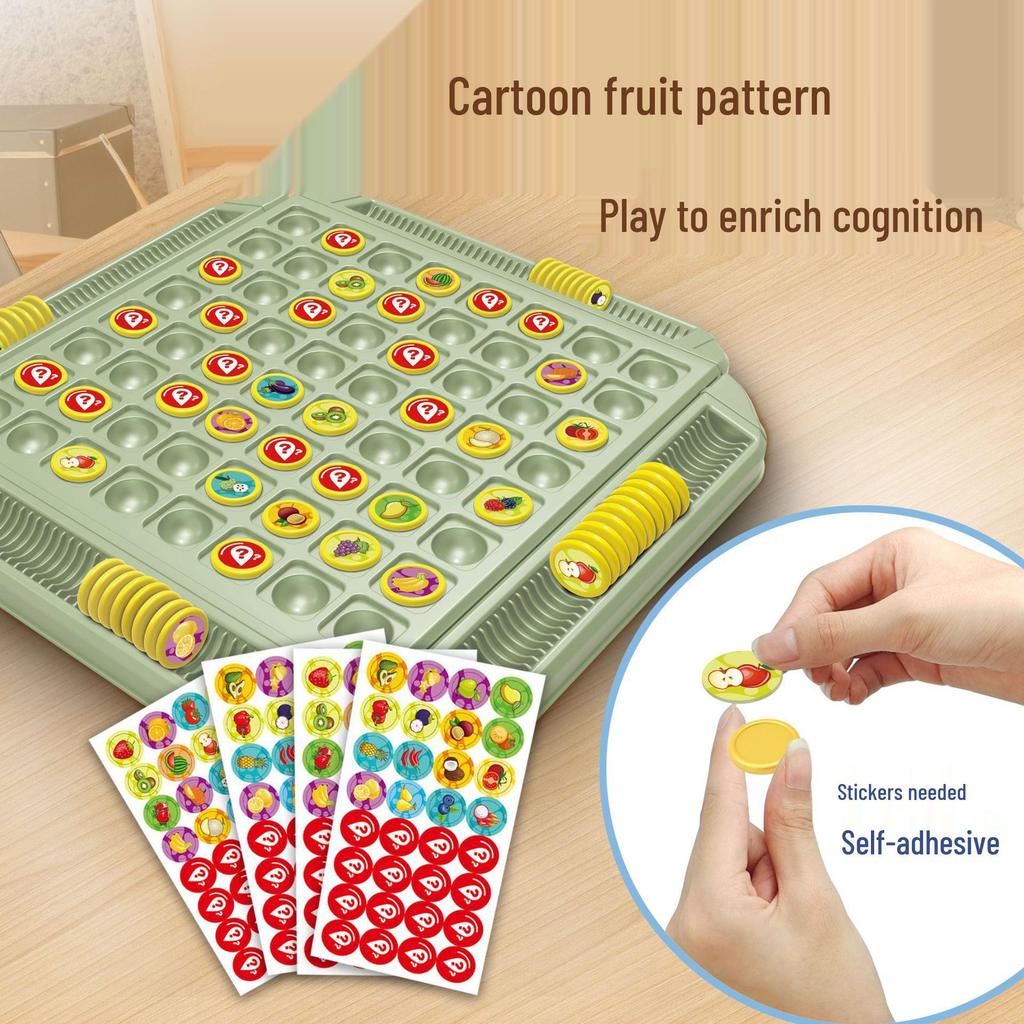 Cross-Border Memory Flip Game: Parent-Child Interactive 4-Player Educational Board Toy