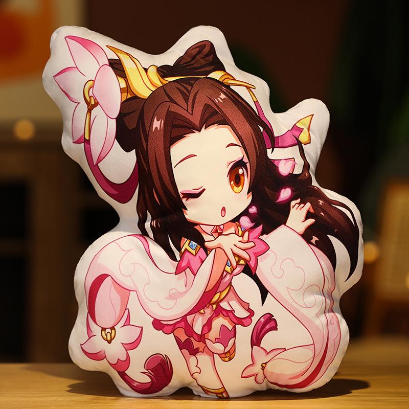 King Quality Premium Glory Video Game Hero Plush Cushion Pillow Soft Crystal Velvet Cartoon Print