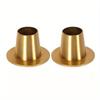 2Pcs European Style Iron Brass Candlestick Ornaments Candlelight Romantic Dinner Candle Holder