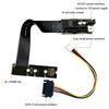 M.2 M Key Nvme To PCIe4.0 Extension Cable Adapter Data Transfer Board for 2230 2242 2260 2280 Graphics Video Card