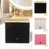 Wooden Tampon Holder with Lid and Drawer Bathroom Tampon Storage Box Large Capacity Dust Proof Feminine Product Organizer