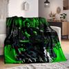1pc The Matrix Flannel Throw Blanket - HD Printed Lightweight Soft Warm All-Season Blanket for Sofa, Bed, Travel, Camping 036