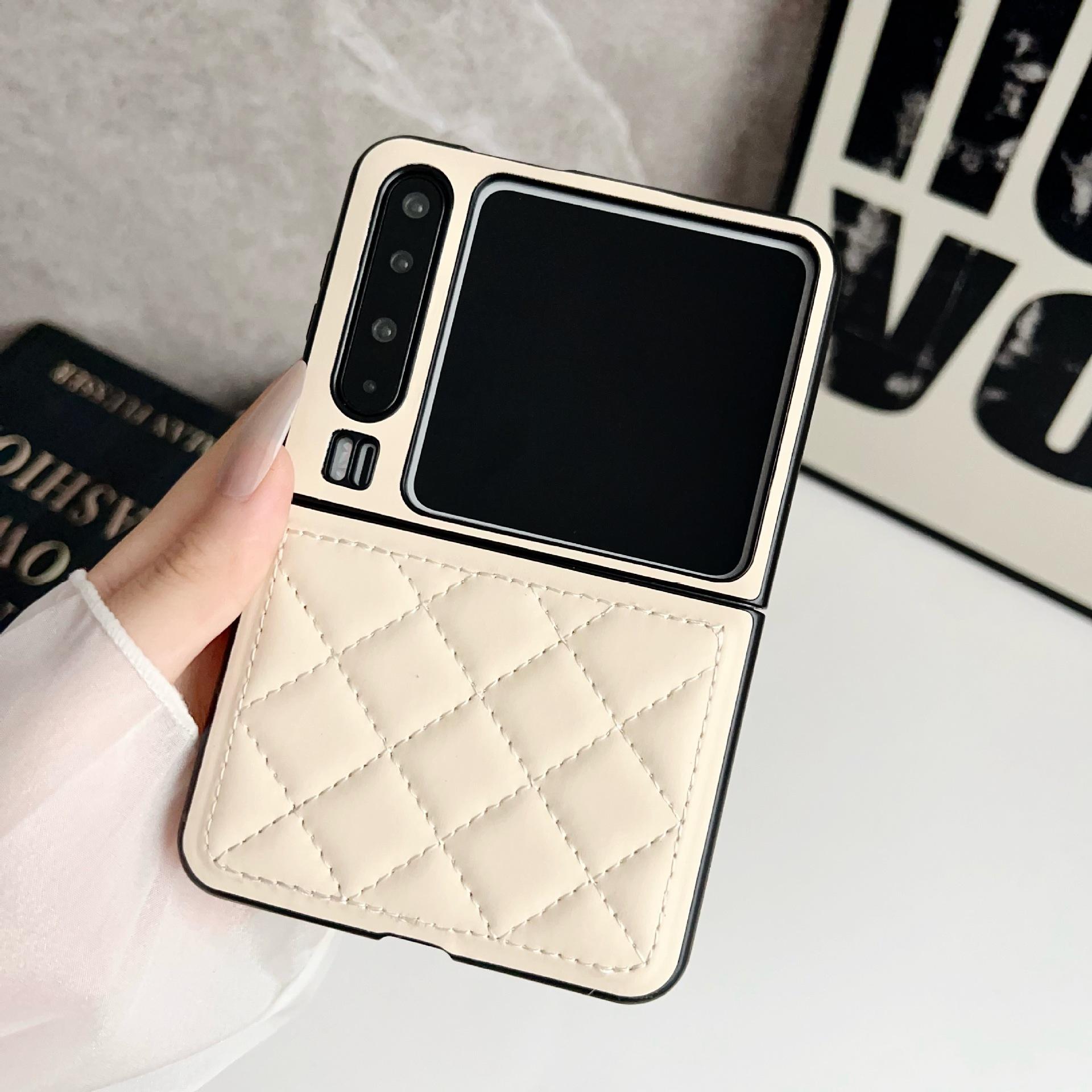 

Folding Shell Purax Down Jacket Phone Case Suitable Pocket2 Leather Samsung Z Flip5 W24 Flip