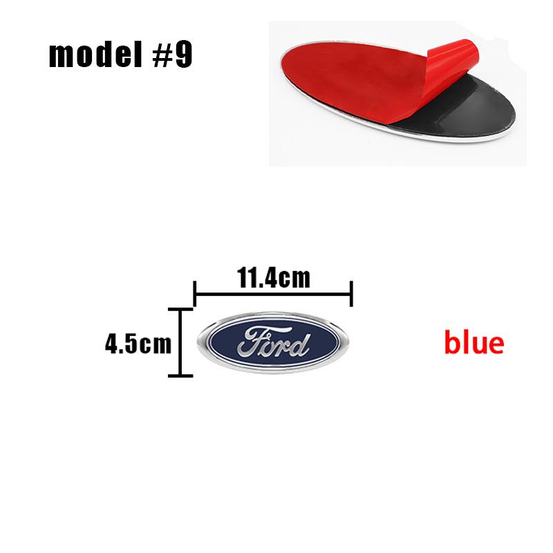 BBAG3 Ford Logo Front Grille Logo Hood Badge Emblem Auto Replacement Accessories For Focus mk2 mk3 Fiesta F150 F250 Ranger Mondeo mk4