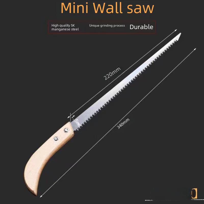 Portable Manganese Steel Mini Pruning Saw for Woodworking and Tree Cutting