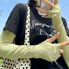 Süße Schleife Eisärmel Koreanischer Stil Arm Sonnenschutzhüllen Atmungsaktive Lange Armstulpen Autofahren