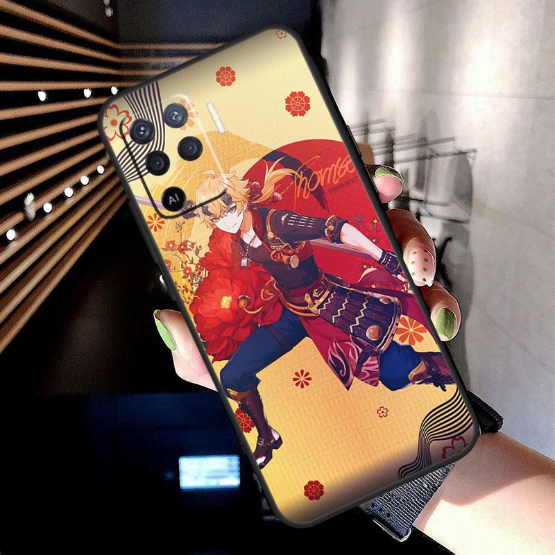 Genshin Impact ThoMa Case For Oppo A5 Pro A15 A17 A57 A77 A18 A38 A58 A78 A98 A94 A74 A54 A16 A76 A96 A40 A60 A80