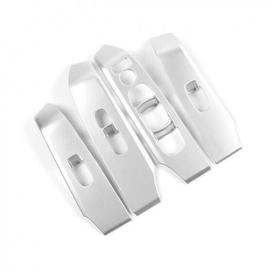 For Nissan Altima/Teana 2019-2022 ABS Silver Window Lift Panel Switch Cover Trim