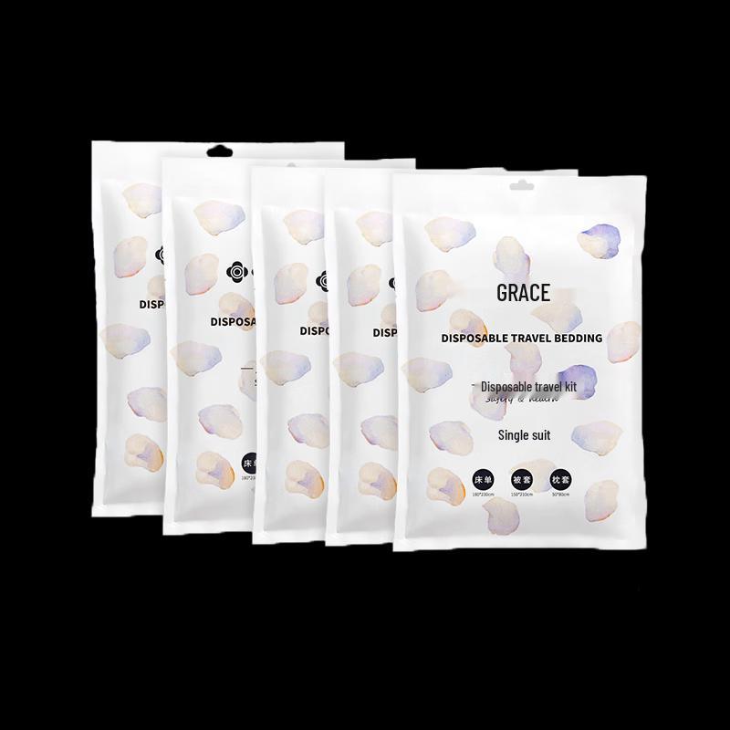 Grace Disposable Travel Bedding 3-Piece Set