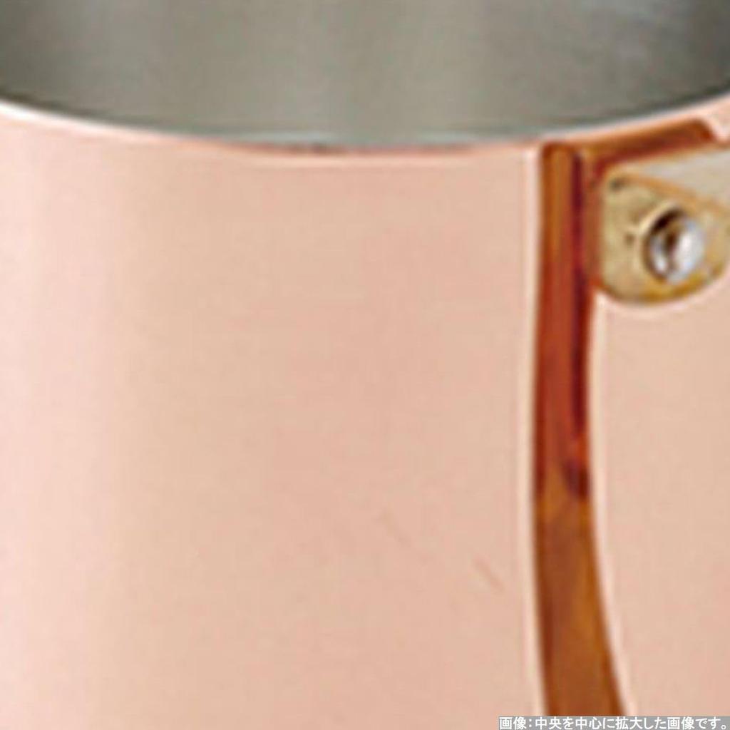 Pure Copper Mug with Made in Japan J-kitchens-SimpleBag Mirror, 300cc,