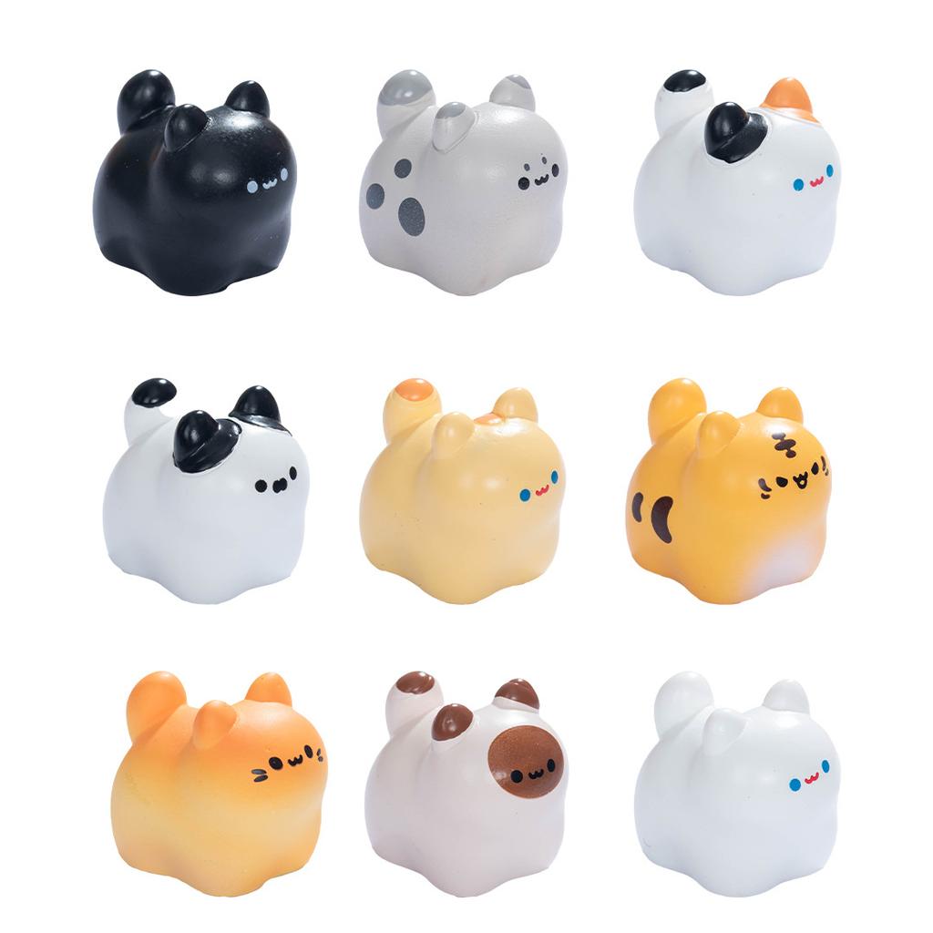 Cute White Running Puppy 3D Resin Figurine Pet Dog Bichon Frise Desktop Decoration Garden Moss Miniatures Sence DIY Decoration