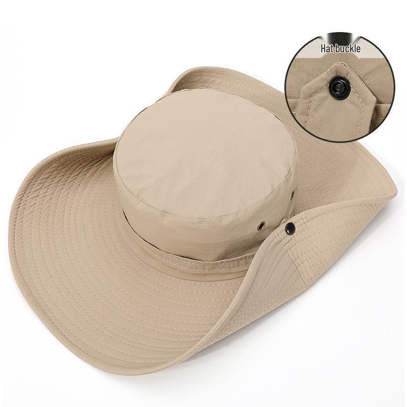 Men's Wide Brim Sun Protection Hat for Spring/Summer: Fishing, Outdoor, UV Protection, Mountaineering