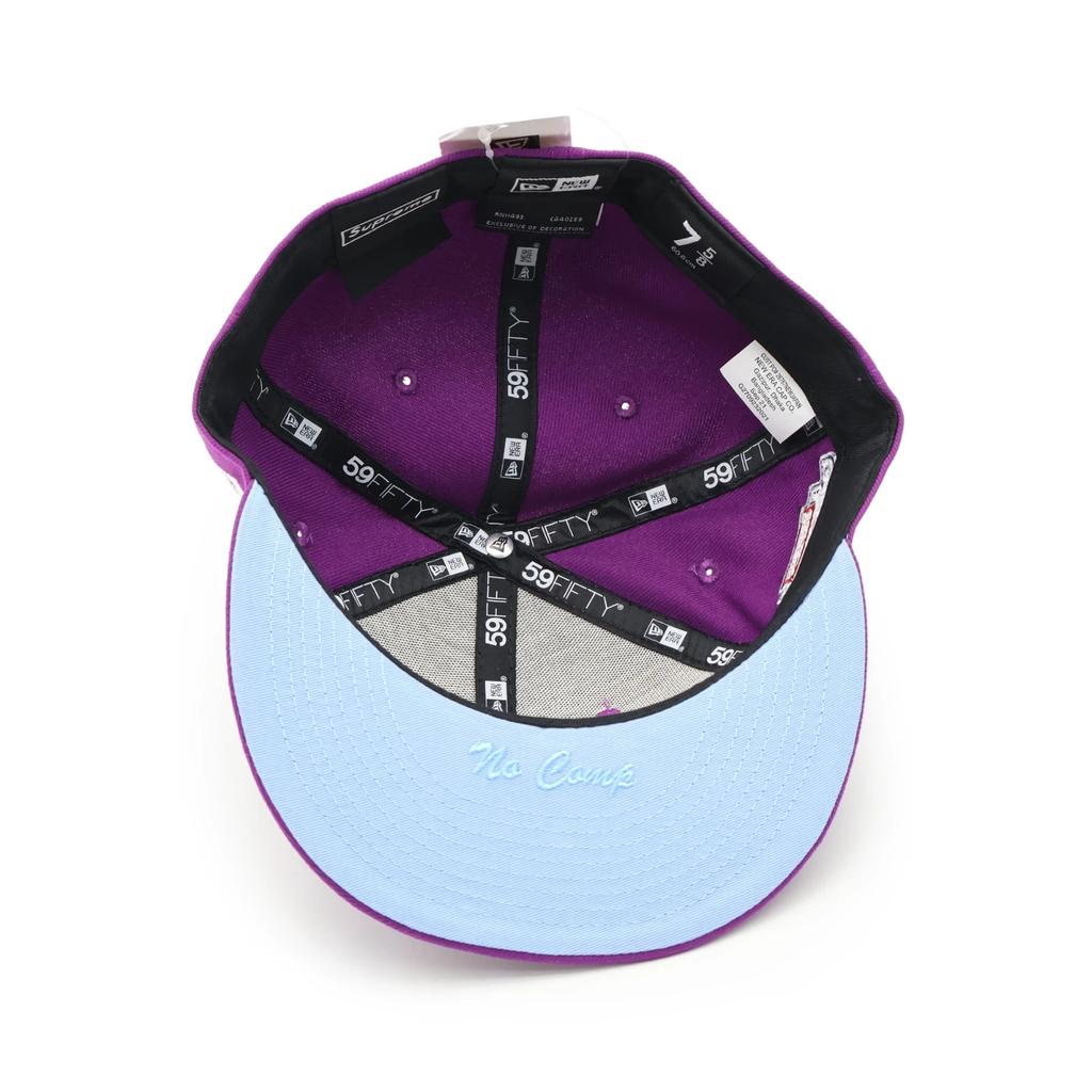 Supreme No Comp Box Logo New Era Lavender