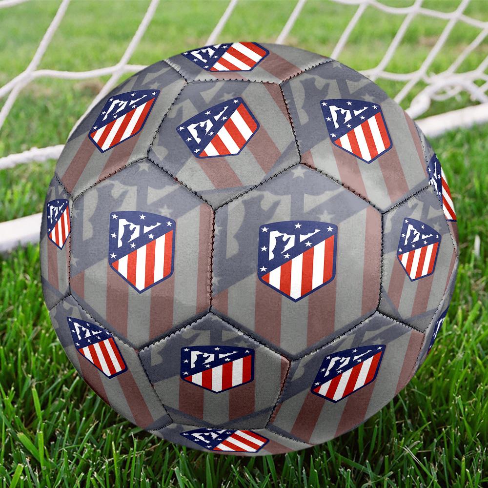 Fußballverein Aufdruck Größe 5 Fußball, Standard-Spielball für Sportspiele und Mannschaftstraining, Ideales Geschenk für Fußballfans