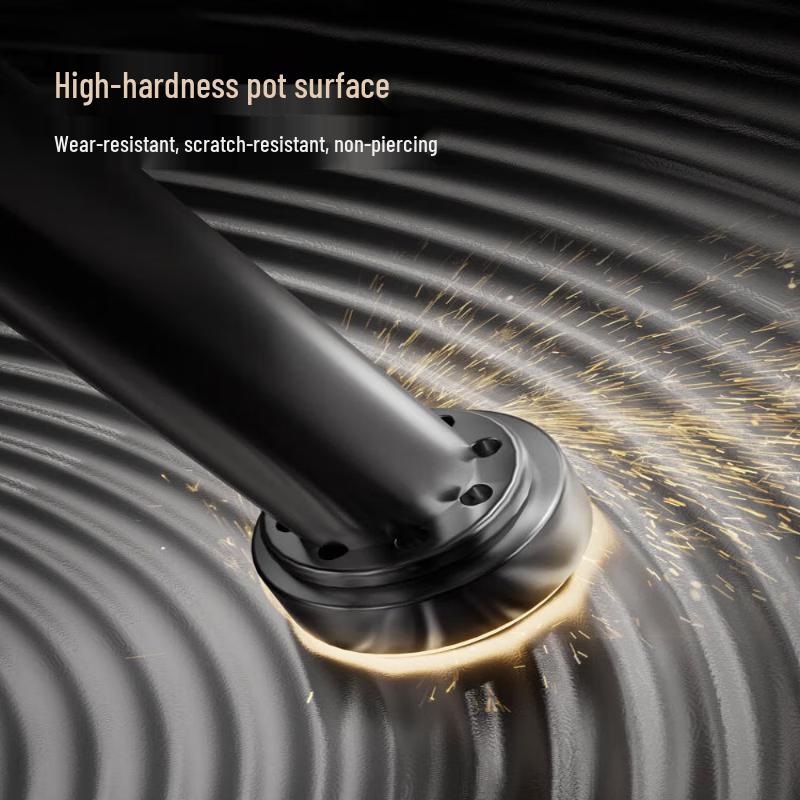 Kobach Nitrided Iron Wok with Titanium Finish