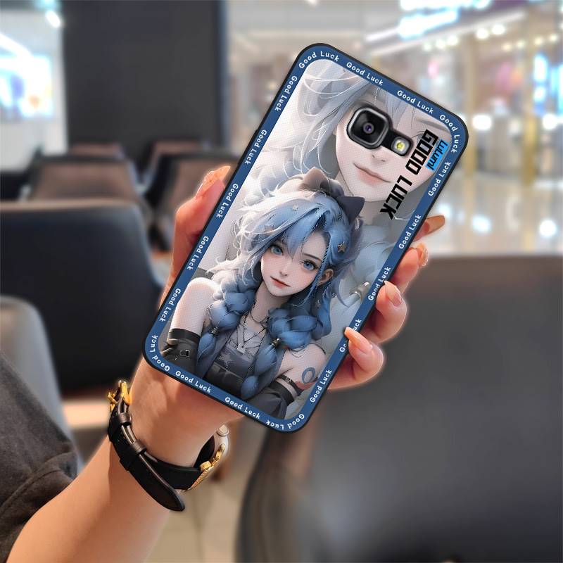 Silicone Full wrap Phone Case For Samsung Galaxy A710/A7 2016/SM-A710F Cover Shockproof Dirt-resistant Waterproof Cute