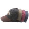 New washed old baseball cap American contrasting color letter embroidery cap outdoor sun hat tide