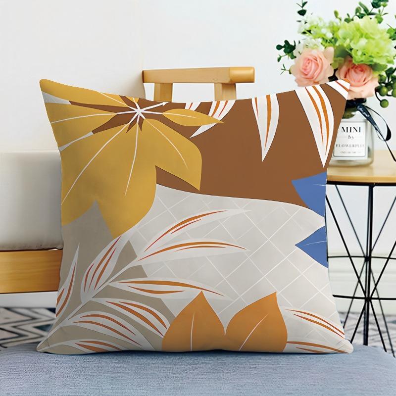 

Декоративная наволочка с цветочным принтом котенка для спальни, гостиной, квадратная подушка, наволочка 50x50cm