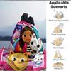 1Pc Kitty Friends Adventure Blanket Soft And Comfortable Casual Warm Camping Travel Christmas Halloween Xmas Gift M928362