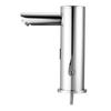 Touchless Bathroom Sink Faucet, Automatic Motion Sensor Restroom Toilet Faucet, Hands Free Adjustable Cold Hot Single Handle Water Mixer Battery