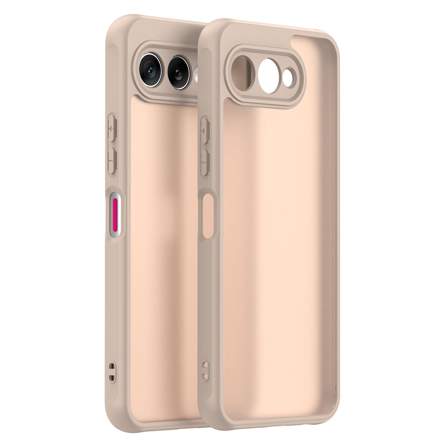 

Для T-Mobile T Phone 3/REVVL 8 Чохол Ударостійкий Подушки Безпеки Матовий Напівпрозорий ПК + ТПУ Задня Кришка Телефона