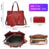 New Women's Bag Casual Crocodile Pattern Handbag Trendy Large Capacity Autumn and Winter New Shoulder Bag, Messenger Bag
