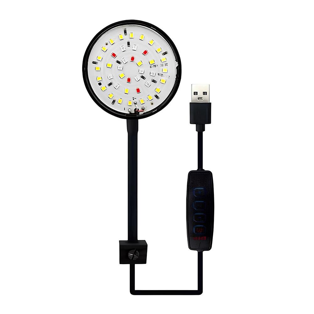 

Регулируемый аквариумный свет Диммируемый аквариумный светодиодный прожектор Вращающаяся лампа для аквариума Аксессуары для аквариумов S