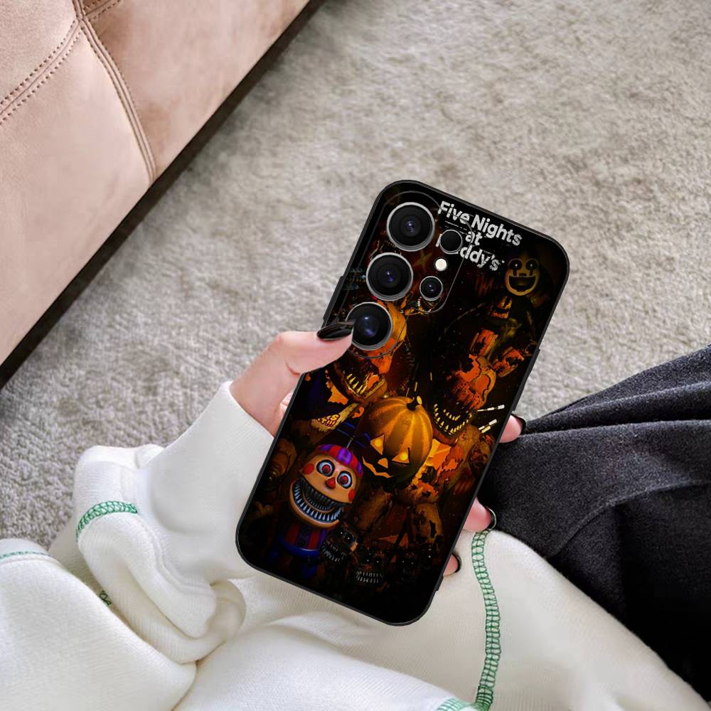 F-FNAF Пять ночей с Фредди Чехол для телефона Samsung S 20 21 22 23 lite plus ultra Прозрачный чехол для мобильного телефона Funda Samsung S20 5G