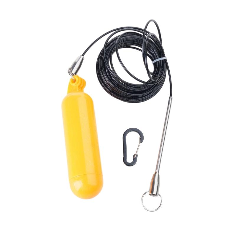 Fish Needle Hook Stringer Replacement Spearfishing Fish Stringer with Stainless Cable and Float Ball Easy to Use