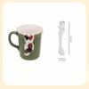 Japanese Ceramic Mug Cute Cat Coffee Cup Cute Cat Shape Design Niche Milk Cup Water Cup