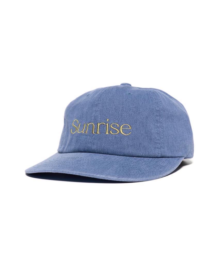 HELLO SUNRISE Sunrise Typo Logo 6Panel Cap_Vintage Blue