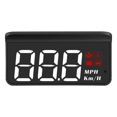 OBD2 Car HUD Head-Up Display Integrated Shading Design Accessories Digital Speedometer Temperature Display Car Head-up Display