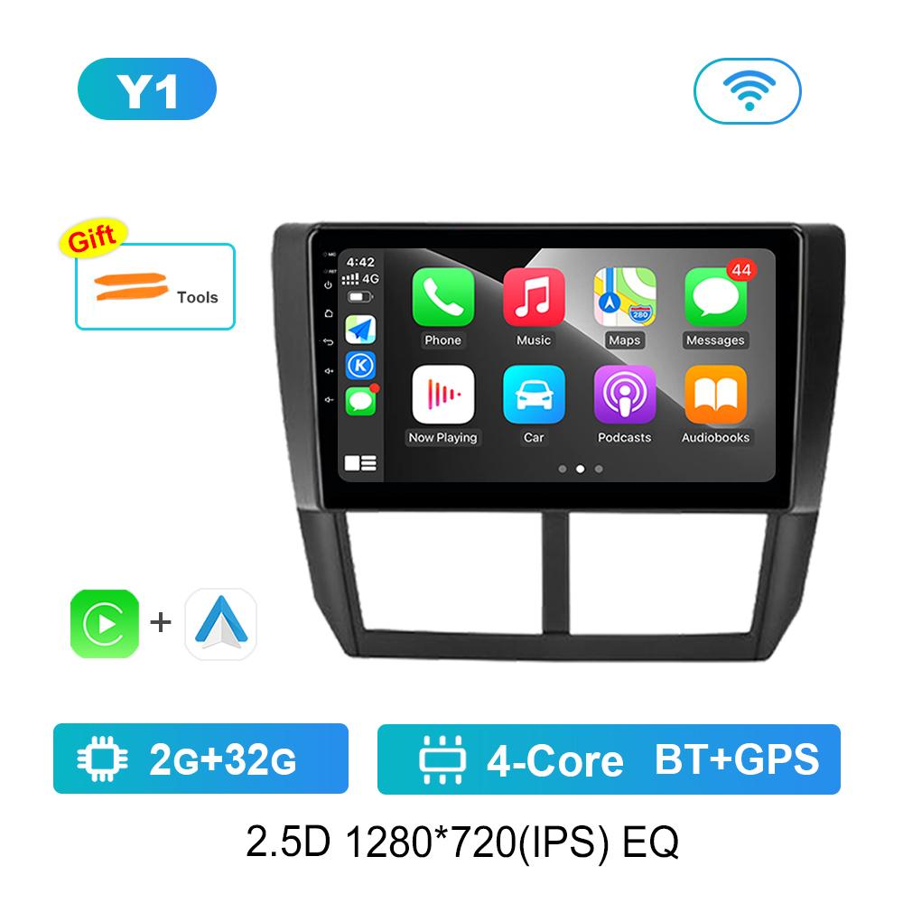 

9 inch Android Car Radio Multimedia Player for Subaru Forester 3 SH 2007 - 2013 GPS Navigation WiFi BT 4G Head Unit Cooling Fan