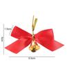 10pcs Mini Christmas Bell Bow Bowknot Mini Red Bow Delicate Christmas Bow Ornaments  Christmas
