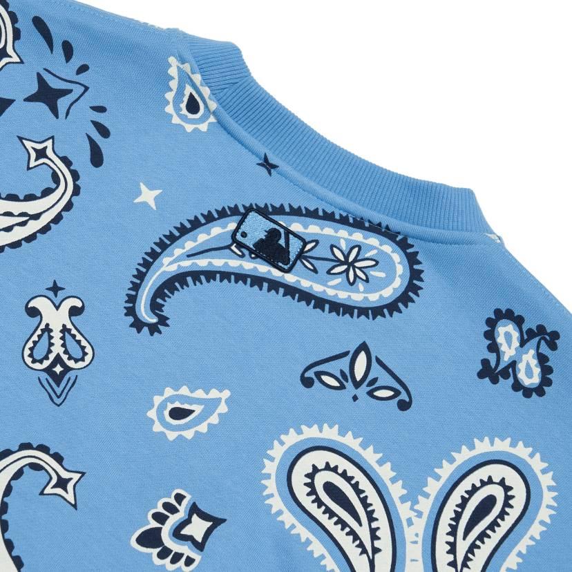 New MLB New York Yankees Sweatshirt Unisex Sky Blue 3AMTI0224-07BLL