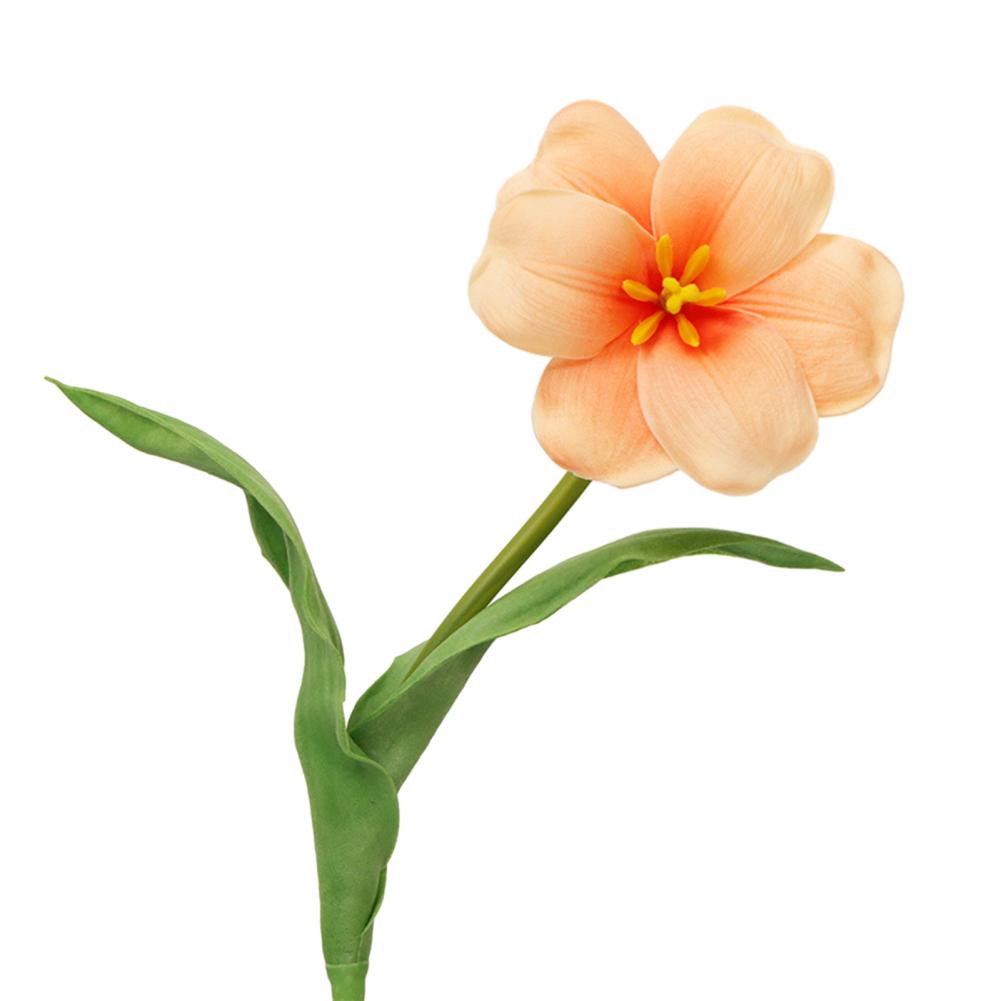 

5pcs Simulated Tulips Bouquet Realistic Fake Flowers Home Decor Artificial Tulip Arrangement with Bendable Stems