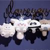 Panda Toy Plush Backpack Keychain Pendant Cartoon Animals Fill Doll Souvenir
