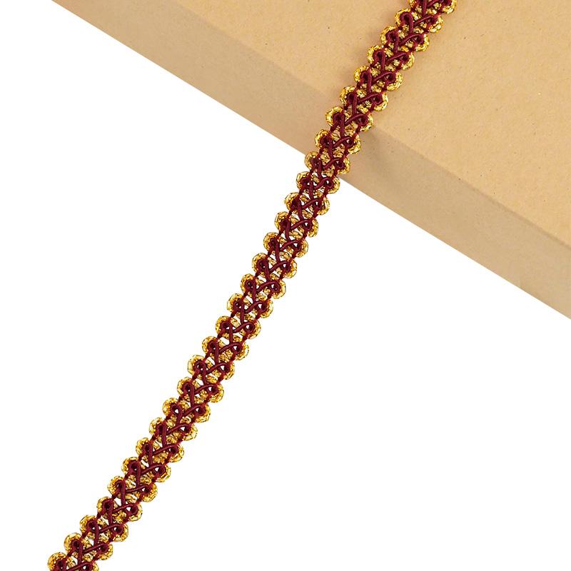 5yards 12mm Lace Trimming Ribbon Polyester Centipede Braided Lace Sewing Clothes Accessories Curve Lace DIY Craft Wedding Decor