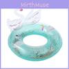 Cute Sparkling 3d Swan Swimming Ring For Children Thickened Underarm Ring Water Safety Ring