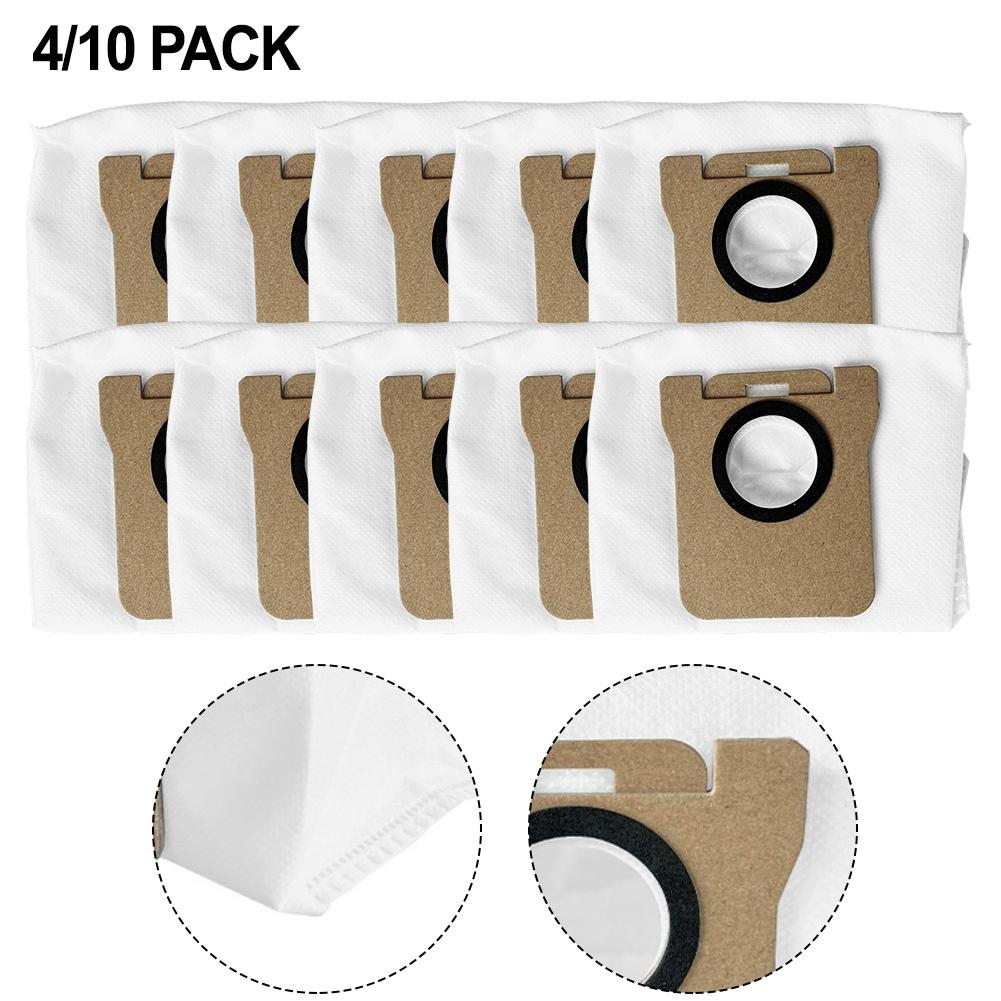 Vacuum Cleaner Bags For Airbot L50 Master, 3.5 Litre High-Efficiency Dust Collection, Meltblown Fibre Filter, 4/10-Pack