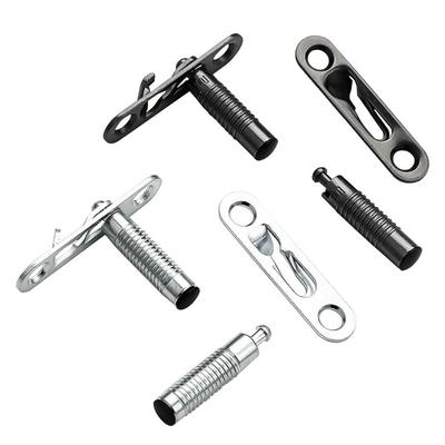 4Set Two In One Connector Invisible Connector Cabinet Wardrobe Non Porous Furniture Combination Concealed Sliding Buckle