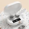 Ultrasonics Contact Lens Cleaning Machine Portable Contact Lens Cleaner with Mirror Tweezer,Contact Lens Care Solution